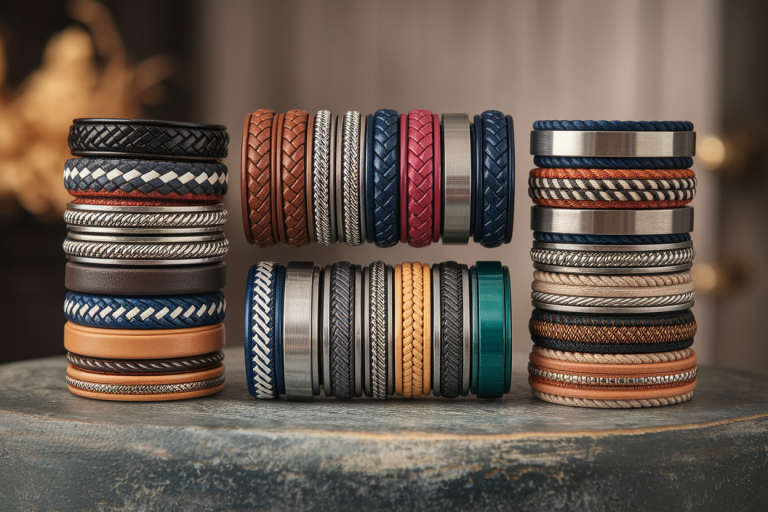 Comment Choisir le Bracelet Homme Idéal : Guide des Matières et Styles